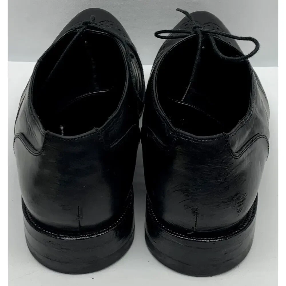 Cole Haan Air Pitney Black Leather Wingtop‎ Oxfords C09149 sz: US 11.5 M